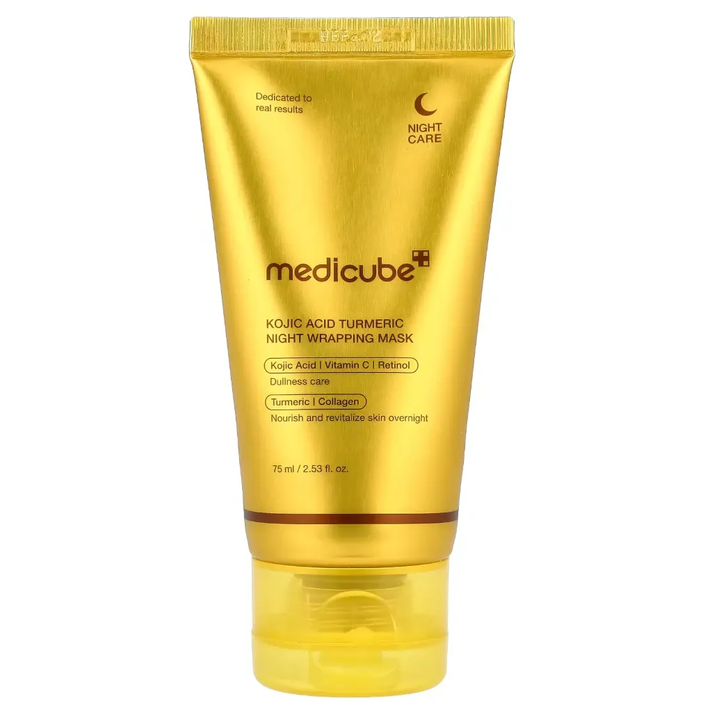 Mascarilla nocturna Medicube Kojic Acid Turmeric Wrapping Mask 75 ml