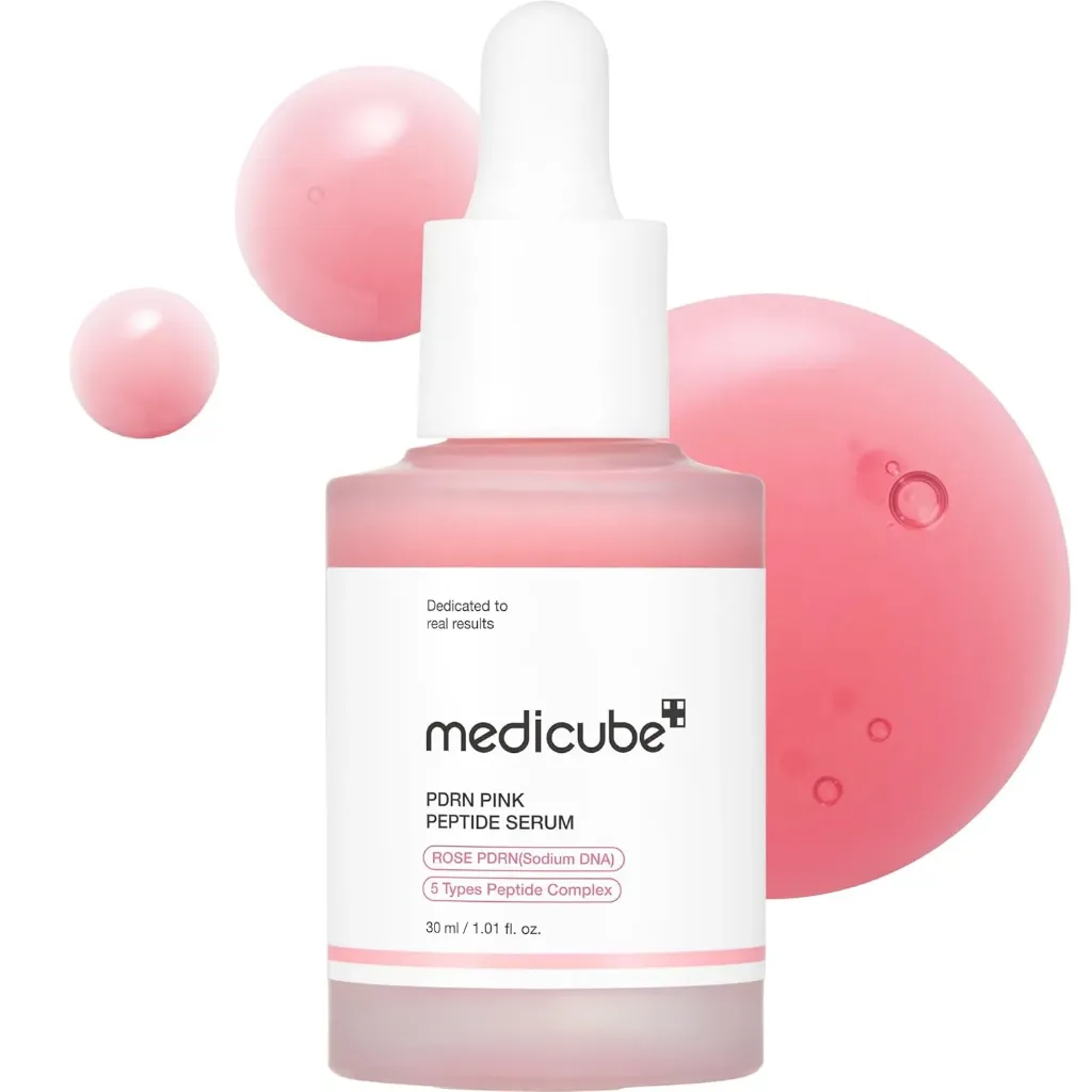 Medicube PDRN Suero facial de péptidos rosa