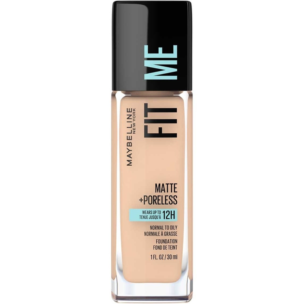 [041554466454] Maybelline Fit Me Matte + Poreless Foundation (122)