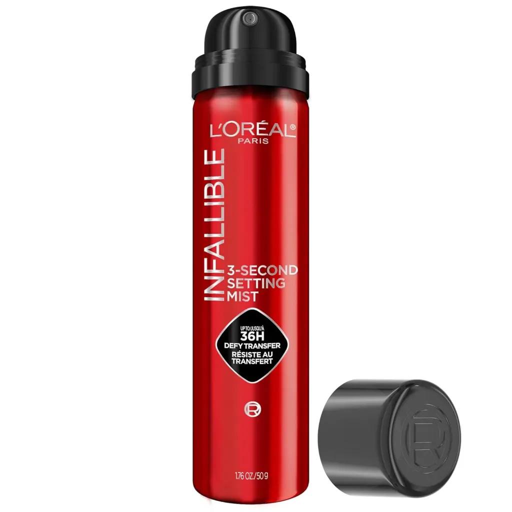 Spray fijador L’Oréal Paris Infallible 3-Second Setting Mist (1.76 OZ)