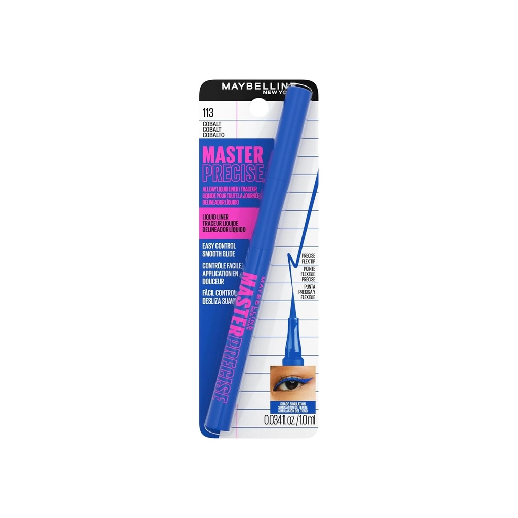 Delineador líquido Maybelline Master Precise – Cobalt Blue